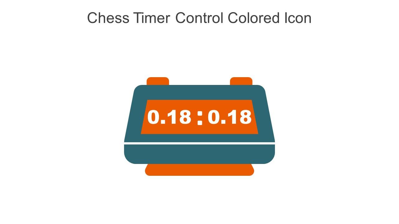 Chess Timer Control Colored Icon In Powerpoint Pptx Png And Editable Eps Format