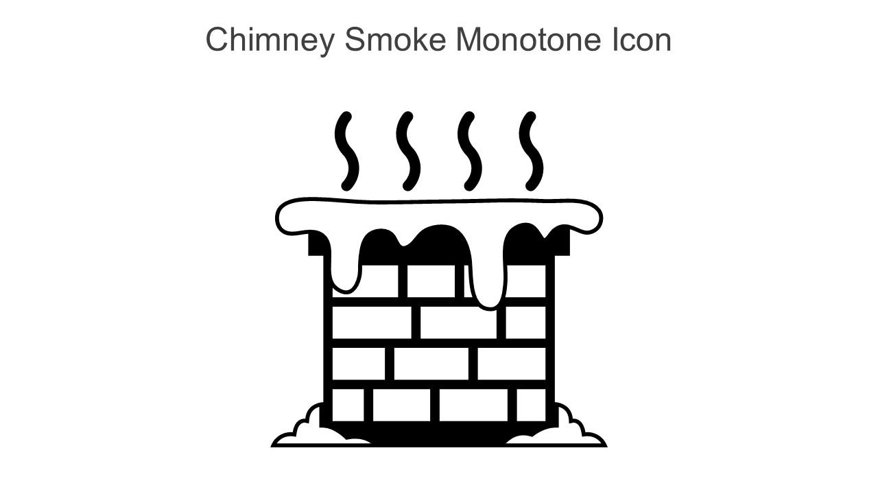 Chimney Smoke Monotone Icon In Powerpoint Pptx Png And Editable Eps Format Slide01