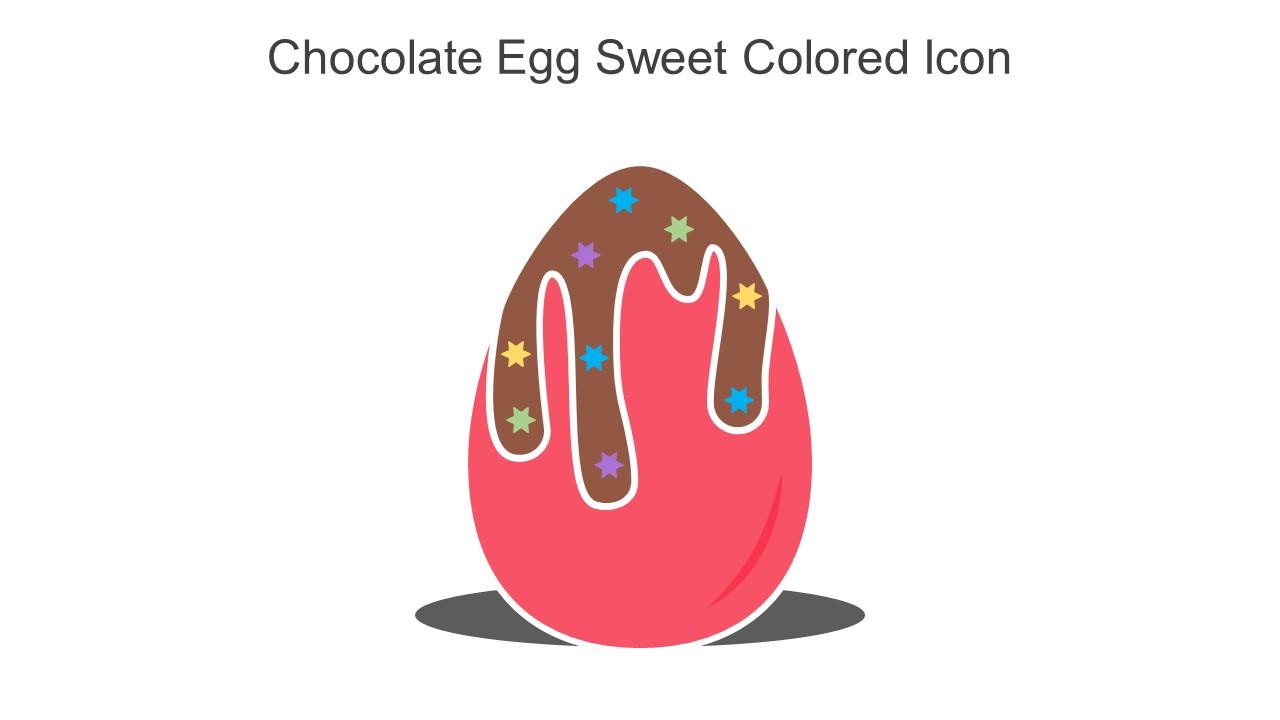 Chocolate Egg Sweet Colored Icon In Powerpoint Pptx Png And Editable Eps Format