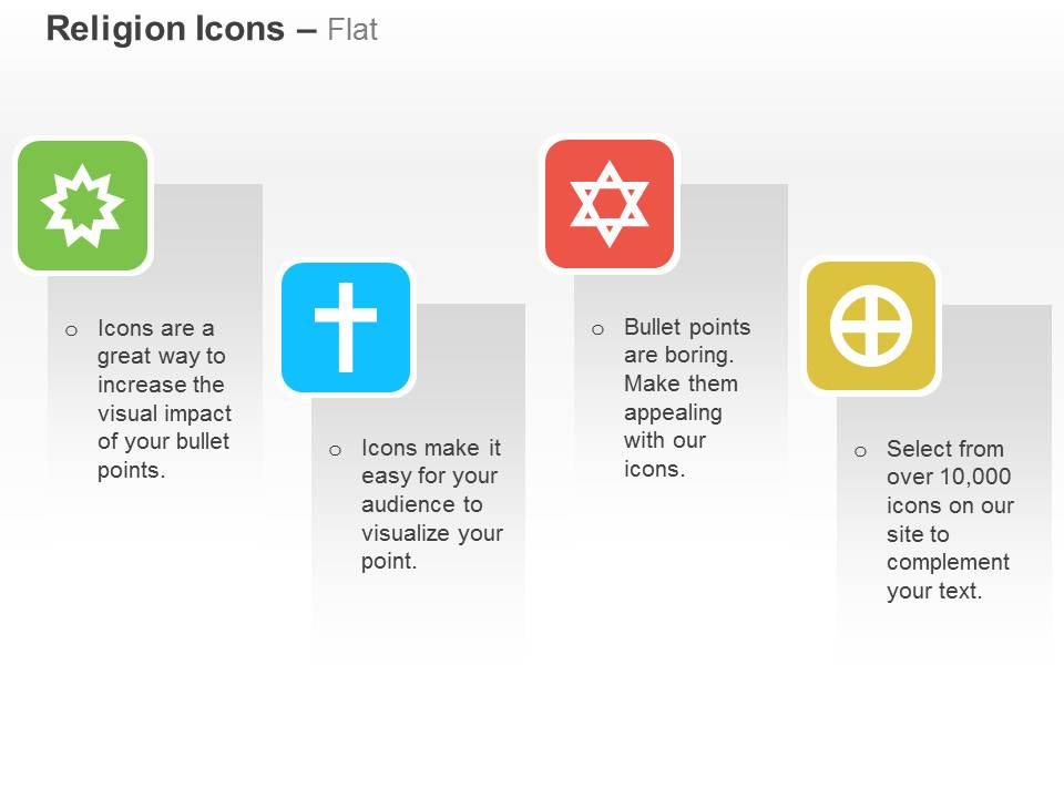 Christianity jewish ramadan catholicism ppt icons graphics Slide01