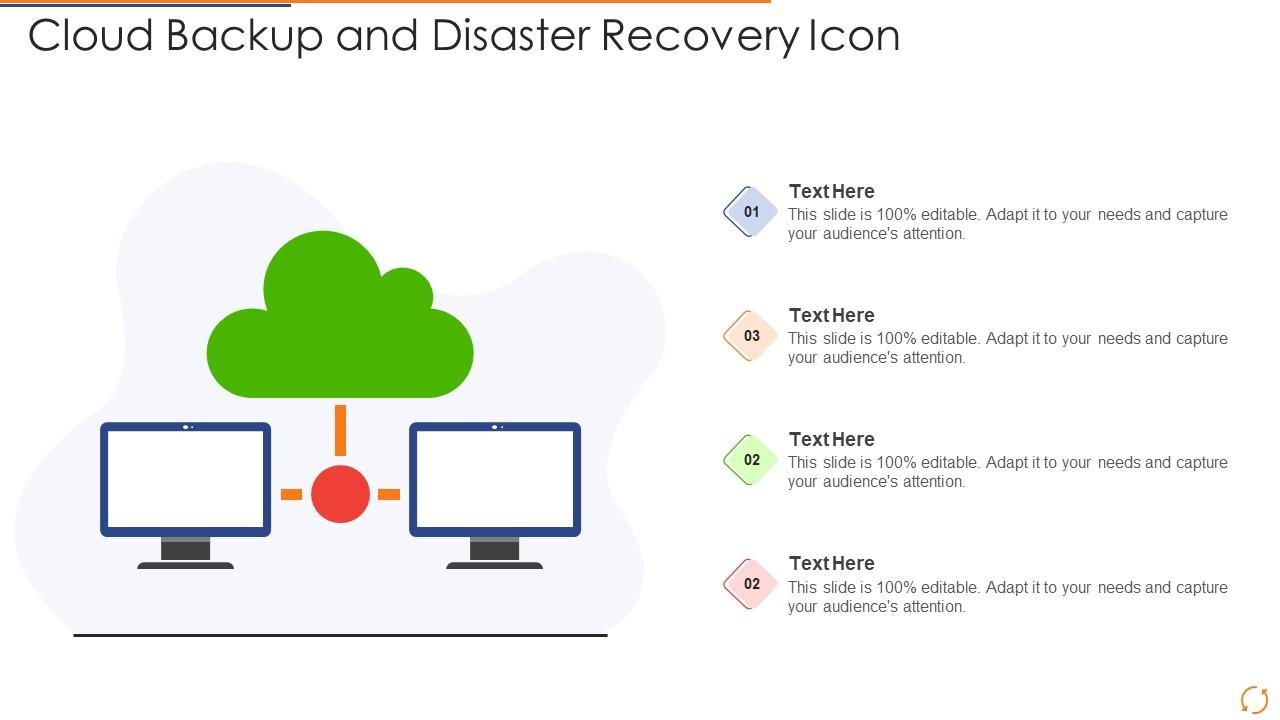 Cloud Backup And Disaster Recovery Icon Slide01