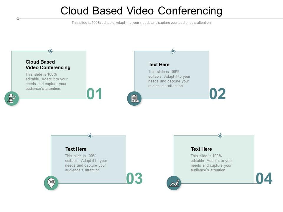 Cloud based video conferencing ppt powerpoint presentation icon ideas cpb Slide01
