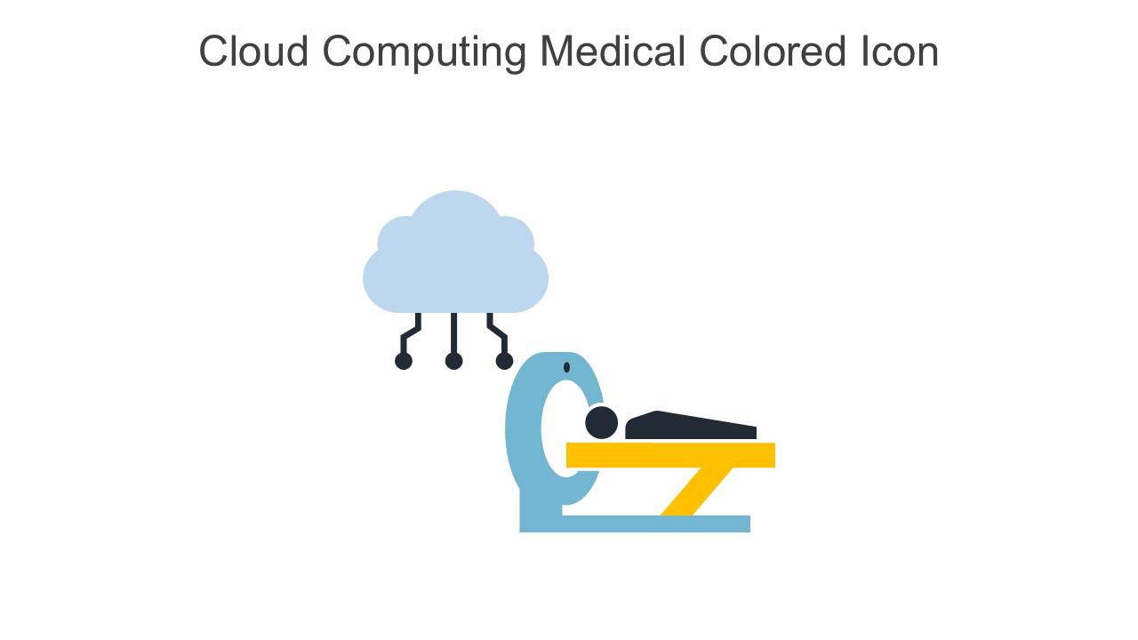 Cloud Computing Medical Colored Icon In Powerpoint Pptx Png And Editable Eps Format