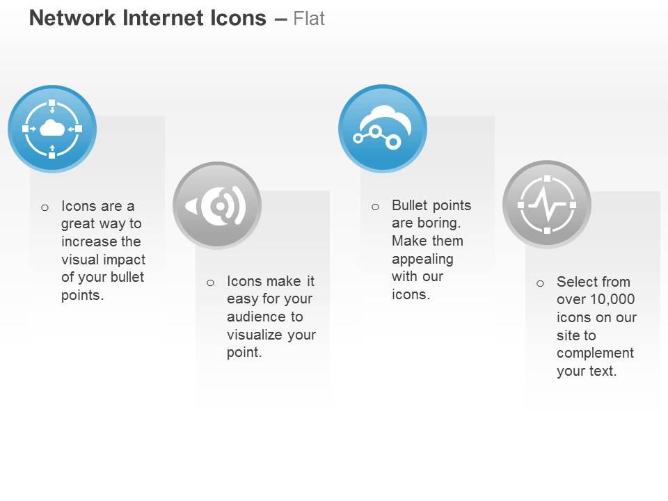 Cloud target wifi settings ecg signals ppt icons graphics Slide01