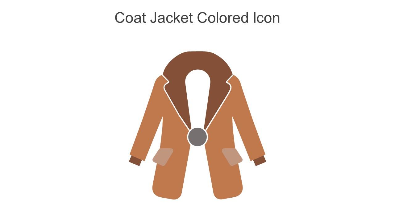 Coat Jacket Colored Icon In Powerpoint Pptx Png And Editable Eps Format