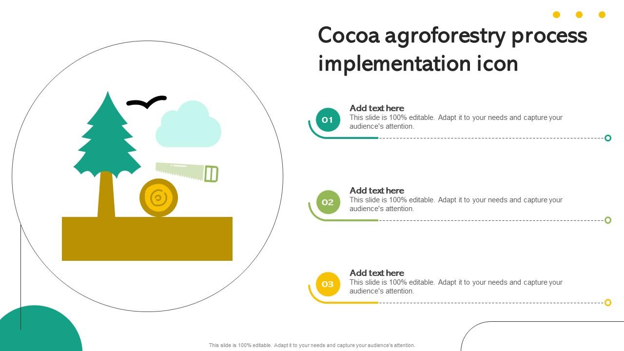 Cocoa Agroforestry Process Implementation Icon