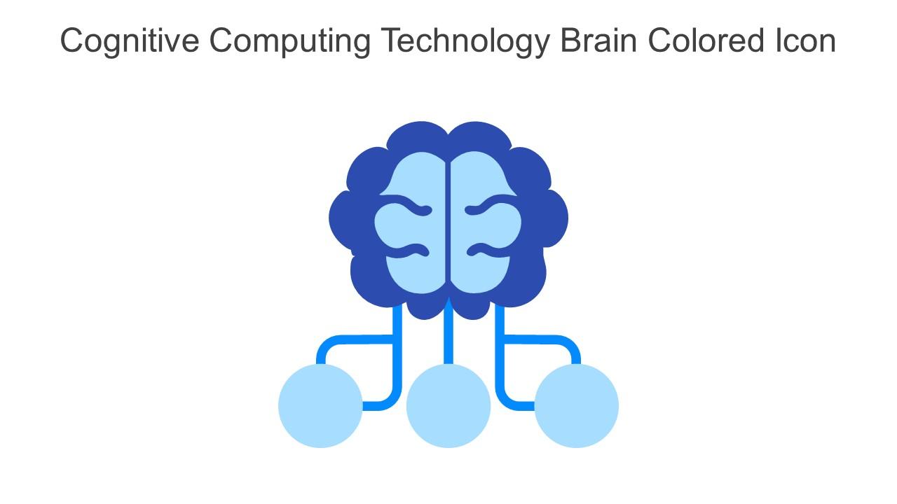 Cognitive Computing Technology Brain Colored Icon In Powerpoint Pptx Png And Editable Eps Format