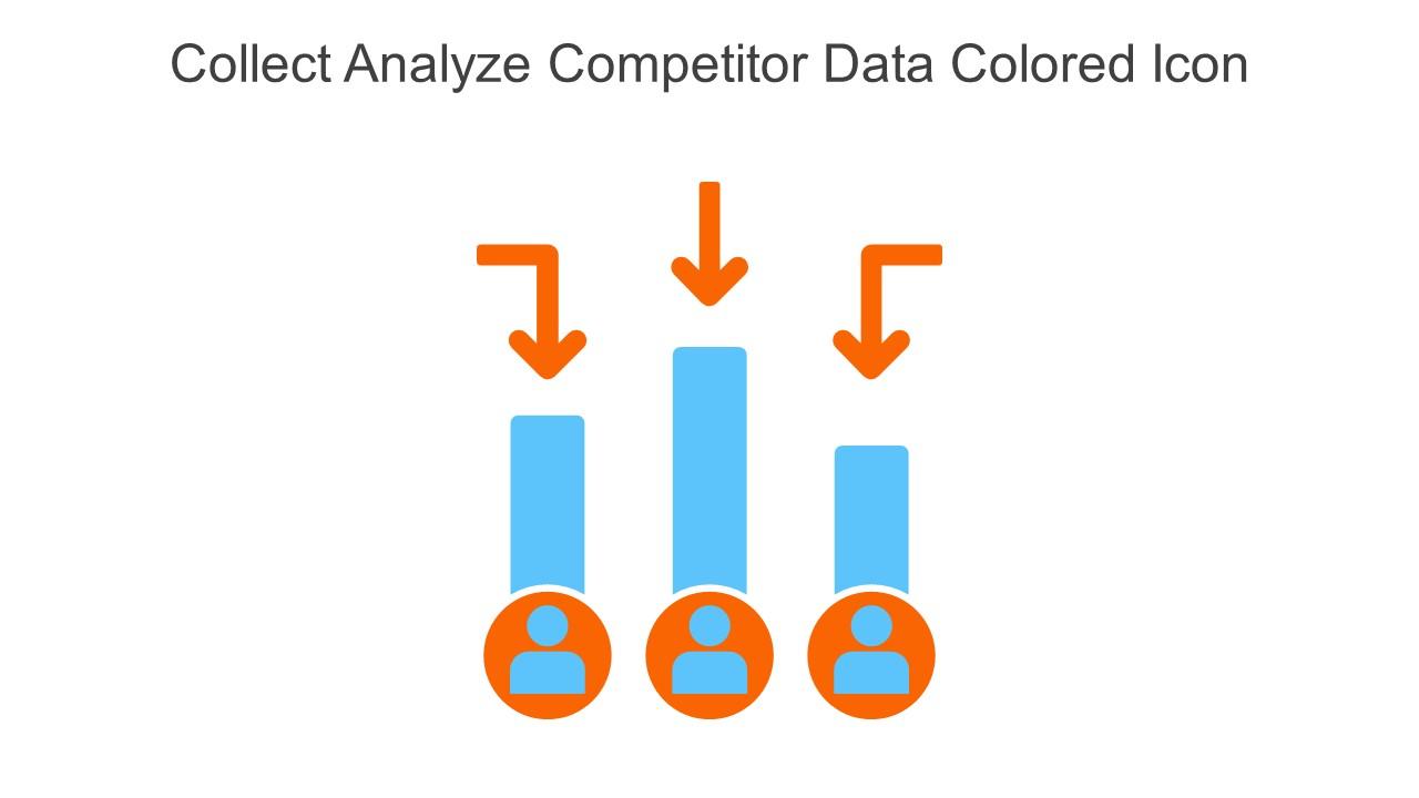 Collect Analyze Competitor Data Colored Icon In Powerpoint Pptx Png And Editable Eps Format Slide01