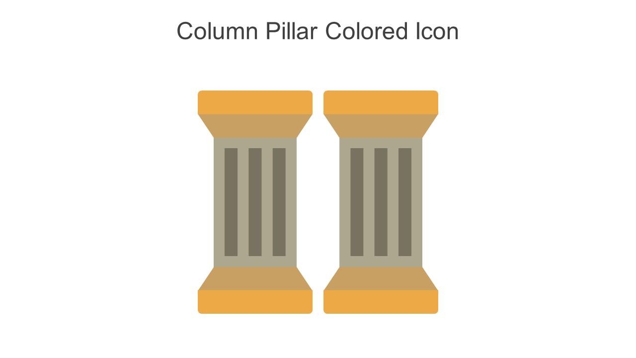 Column Pillar Colored Icon In Powerpoint Pptx Png And Editable Eps Format Slide01