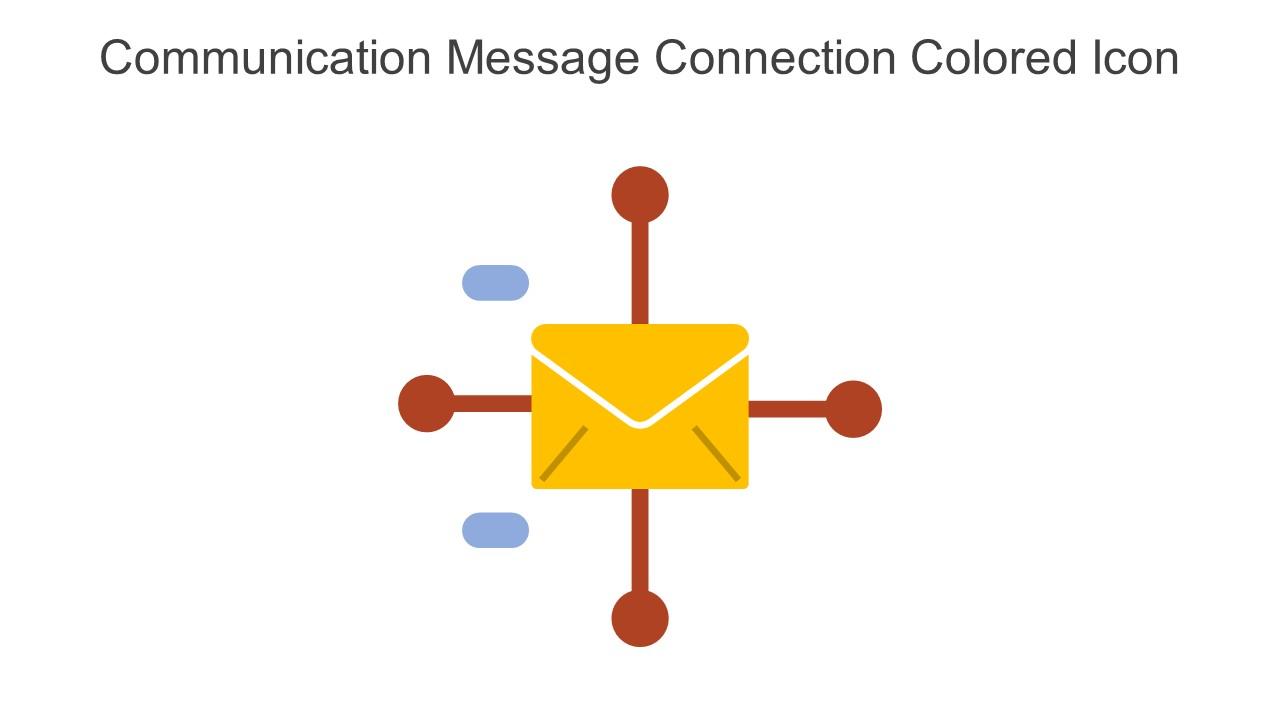 Communication Message Connection Colored Icon In Powerpoint Pptx Png And Editable Eps Format