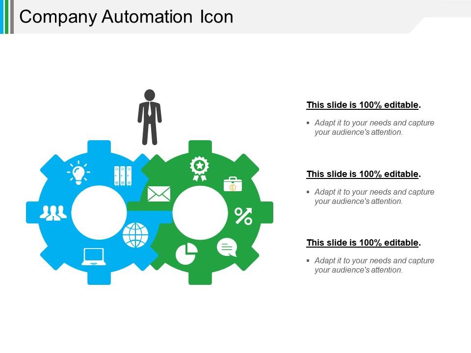 Company automation icon powerpoint slide Slide01