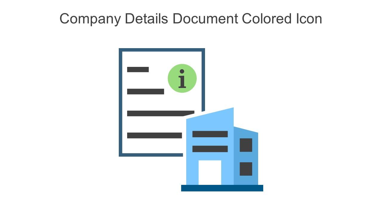Company Details Document Colored Icon In Powerpoint Pptx Png And Editable Eps Format Slide01