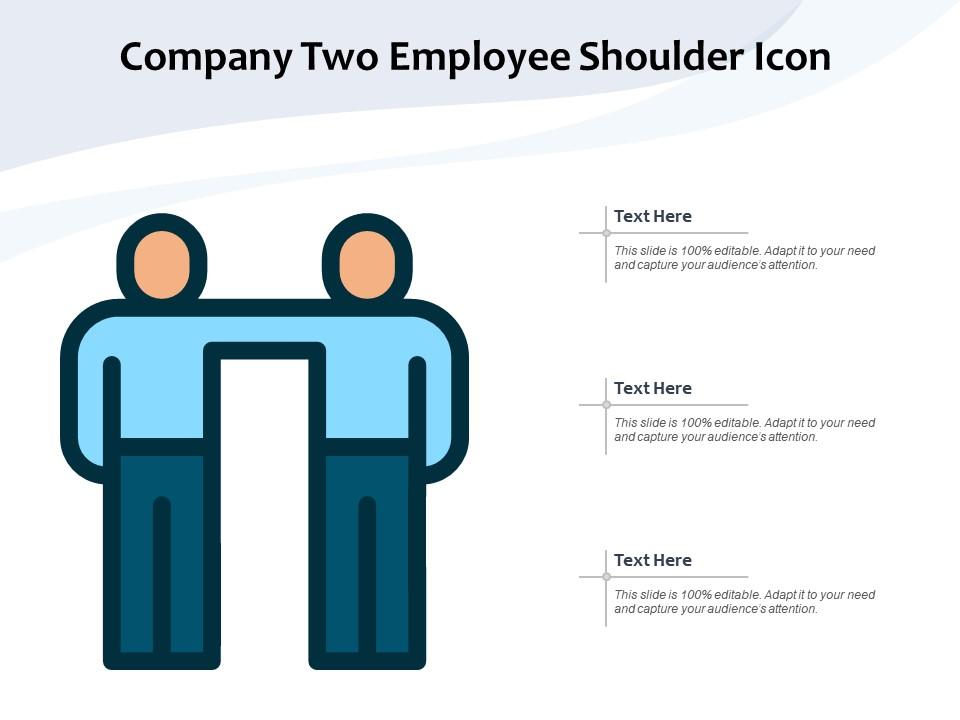 Company two employee shoulder icon Slide01