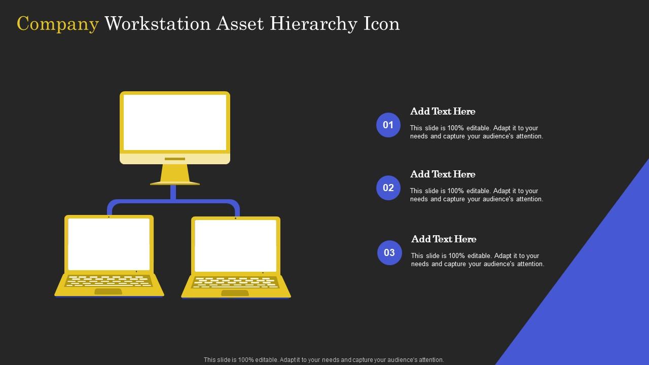Company Workstation Asset Hierarchy Icon Slide01