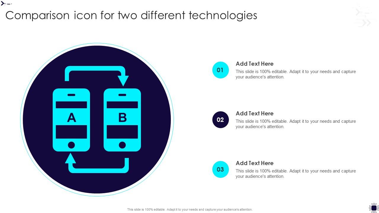 Comparison Icon For Two Different Technologies Slide01