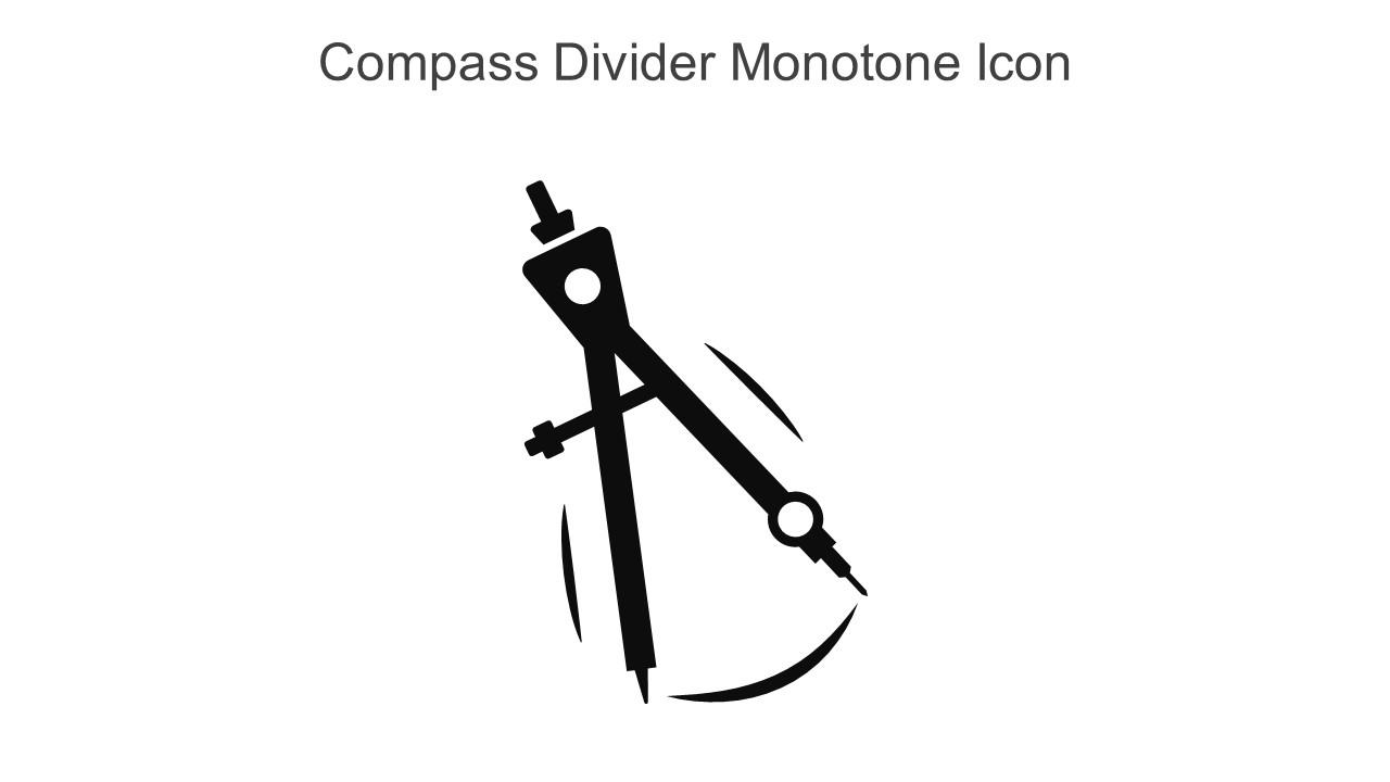 Compass Divider Monotone Icon In Powerpoint Pptx Png And Editable Eps Format