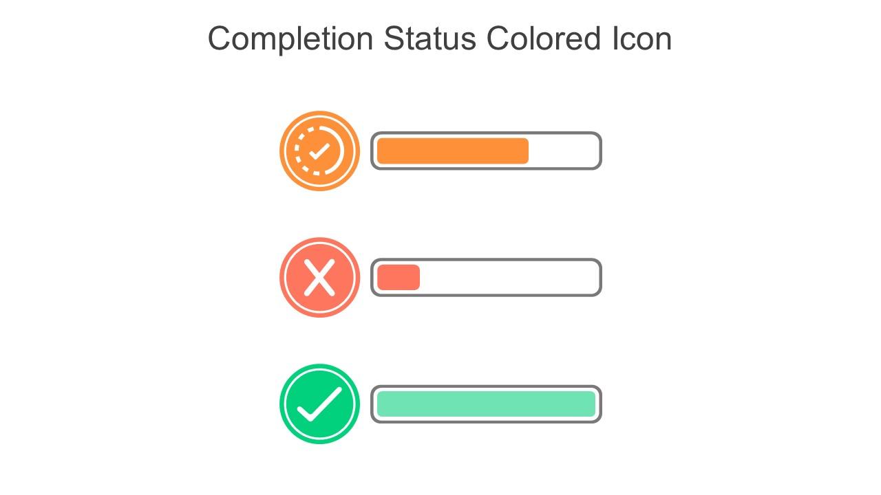 Completion Status Colored Icon In Powerpoint Pptx Png And Editable Eps Format Slide01