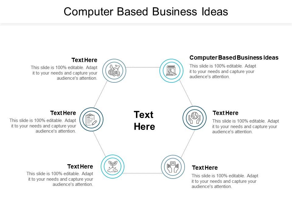 Computer based business ideas ppt powerpoint presentation icon aids cpb Slide01