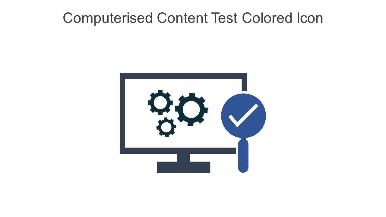 Computerised Content Test Colored Icon In Powerpoint Pptx Png And Editable Eps Format Slide01