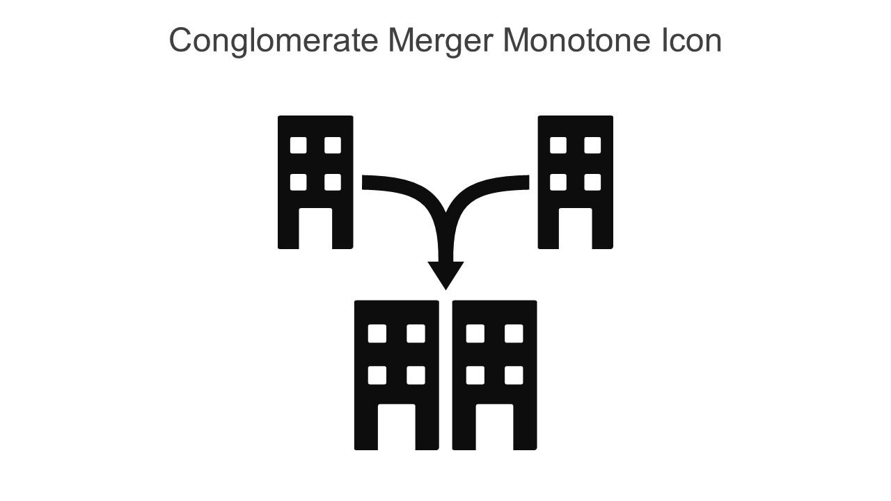 Conglomerate Merger Monotone Icon In Powerpoint Pptx Png And Editable Eps Format Slide01