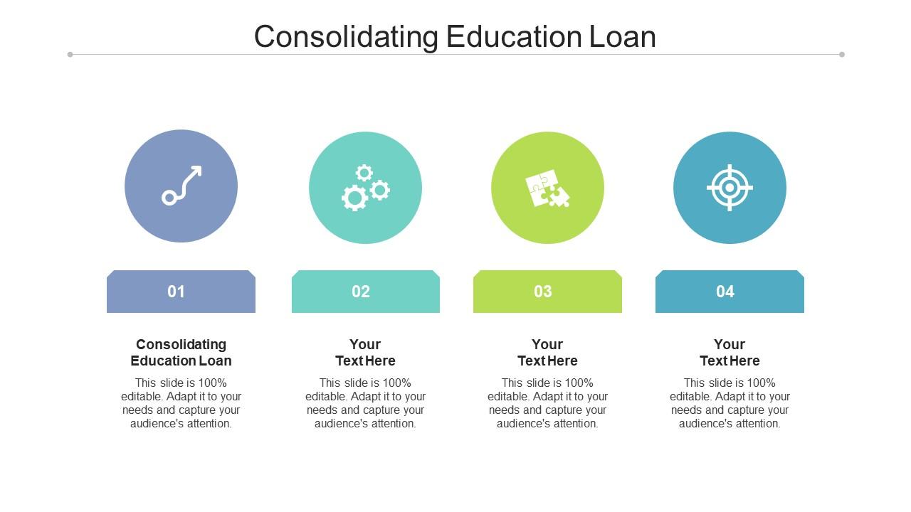 Consolidating education loan ppt powerpoint presentation icon graphics cpb Slide01