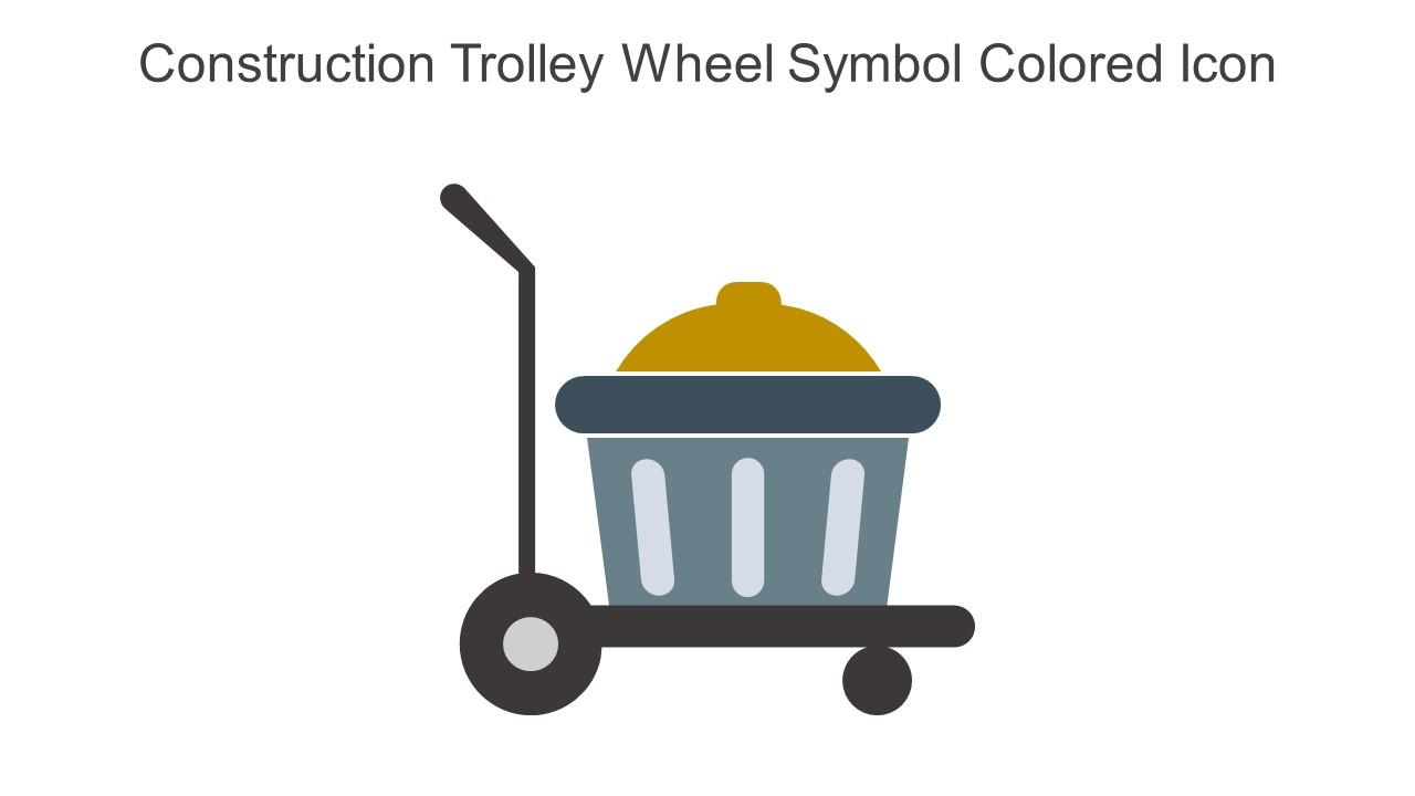Construction Trolley Wheel Symbol Colored Icon In Powerpoint Pptx Png And Editable Eps Format