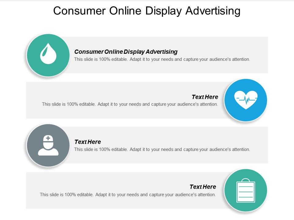 Consumer online display advertising ppt powerpoint presentation icon aids cpb Slide01