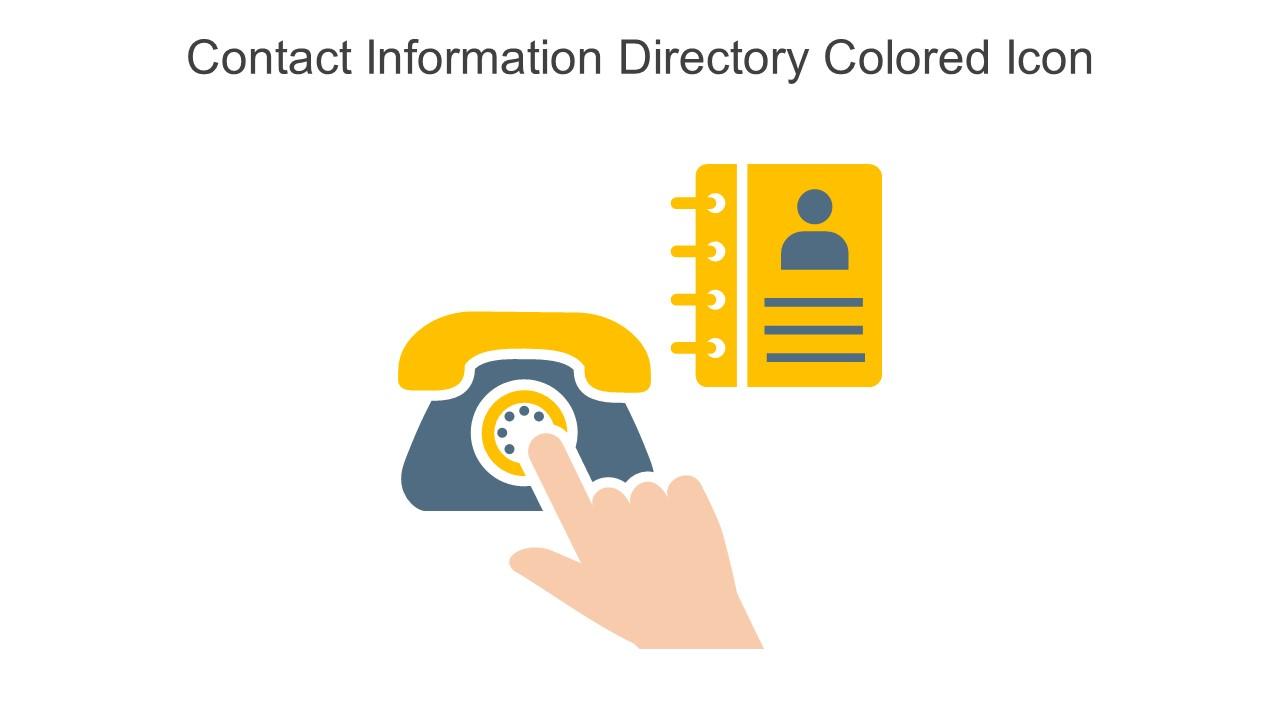 Contact Information Directory Colored Icon In Powerpoint Pptx Png And Editable Eps Format Slide01
