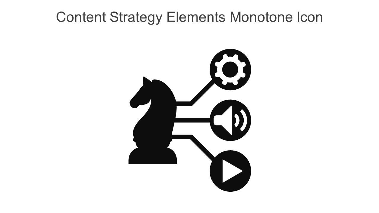 Content Strategy Elements Monotone Icon In Powerpoint Pptx Png And Editable Eps Format Slide01