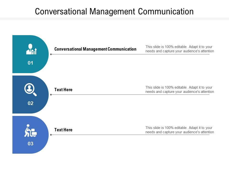 Conversational management communication ppt powerpoint presentation icon show cpb Slide01