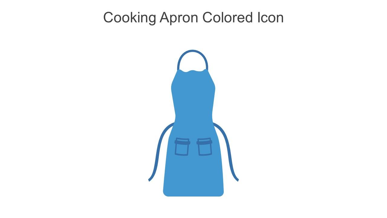 Cooking Apron Colored Icon In Powerpoint Pptx Png And Editable Eps Format