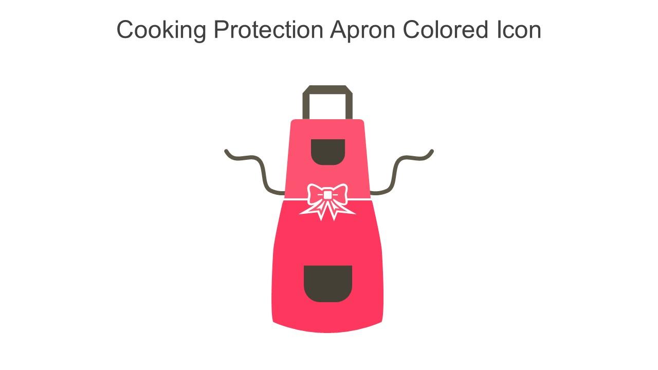 Cooking Protection Apron Colored Icon In Powerpoint Pptx Png And Editable Eps Format
