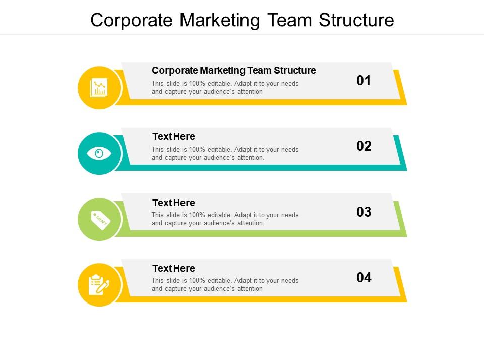 Corporate marketing team structure ppt powerpoint presentation icon graphics template cpb Slide01
