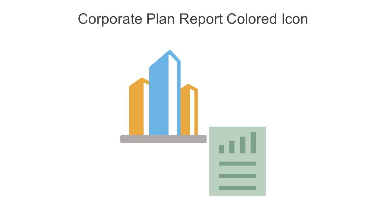 Corporate Plan Report Colored Icon In Powerpoint Pptx Png And Editable Eps Format Slide01