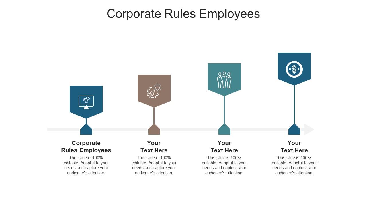 Corporate rules employees ppt powerpoint presentation file icon cpb Slide01