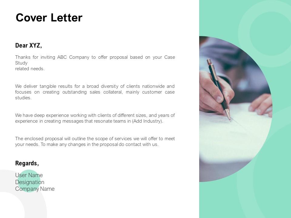 Cover letter planning c975 ppt powerpoint presentation icon show Slide01