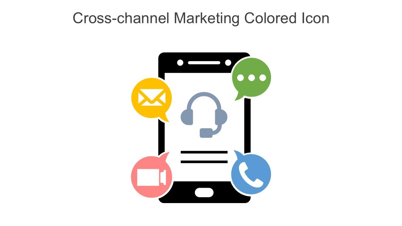 Cross Channel Marketing Colored Icon In Powerpoint Pptx Png And Editable Eps Format