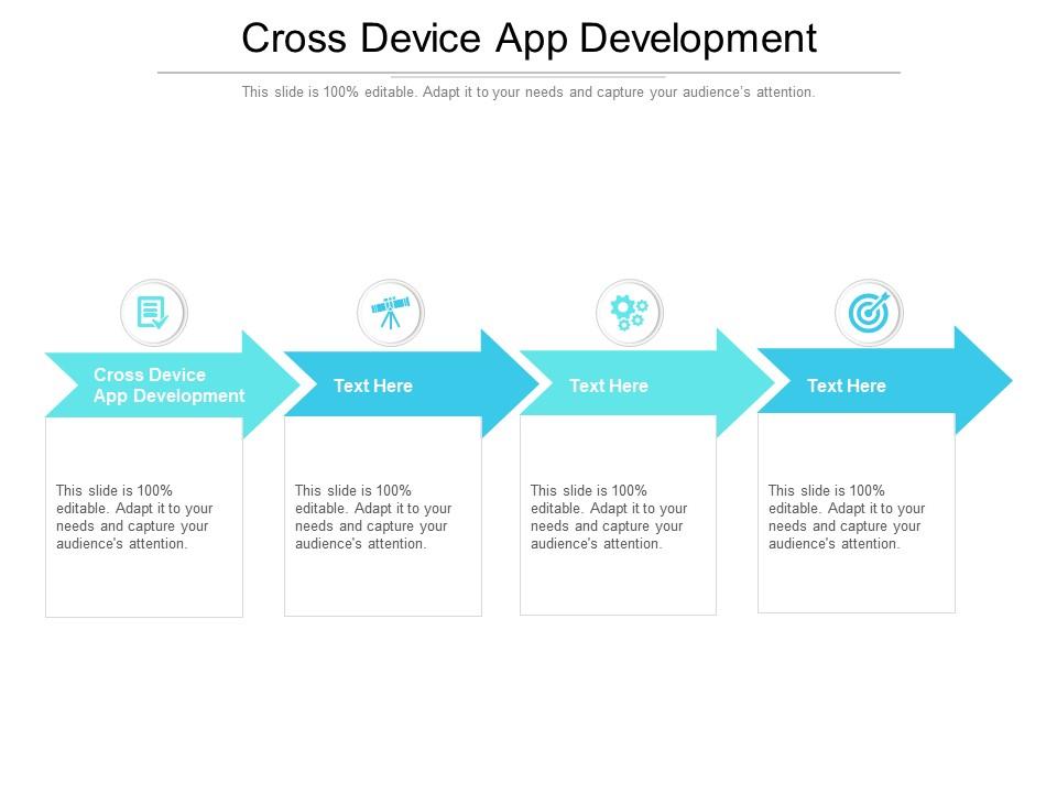 Cross device app development ppt powerpoint presentation icon graphics example cpb Slide01