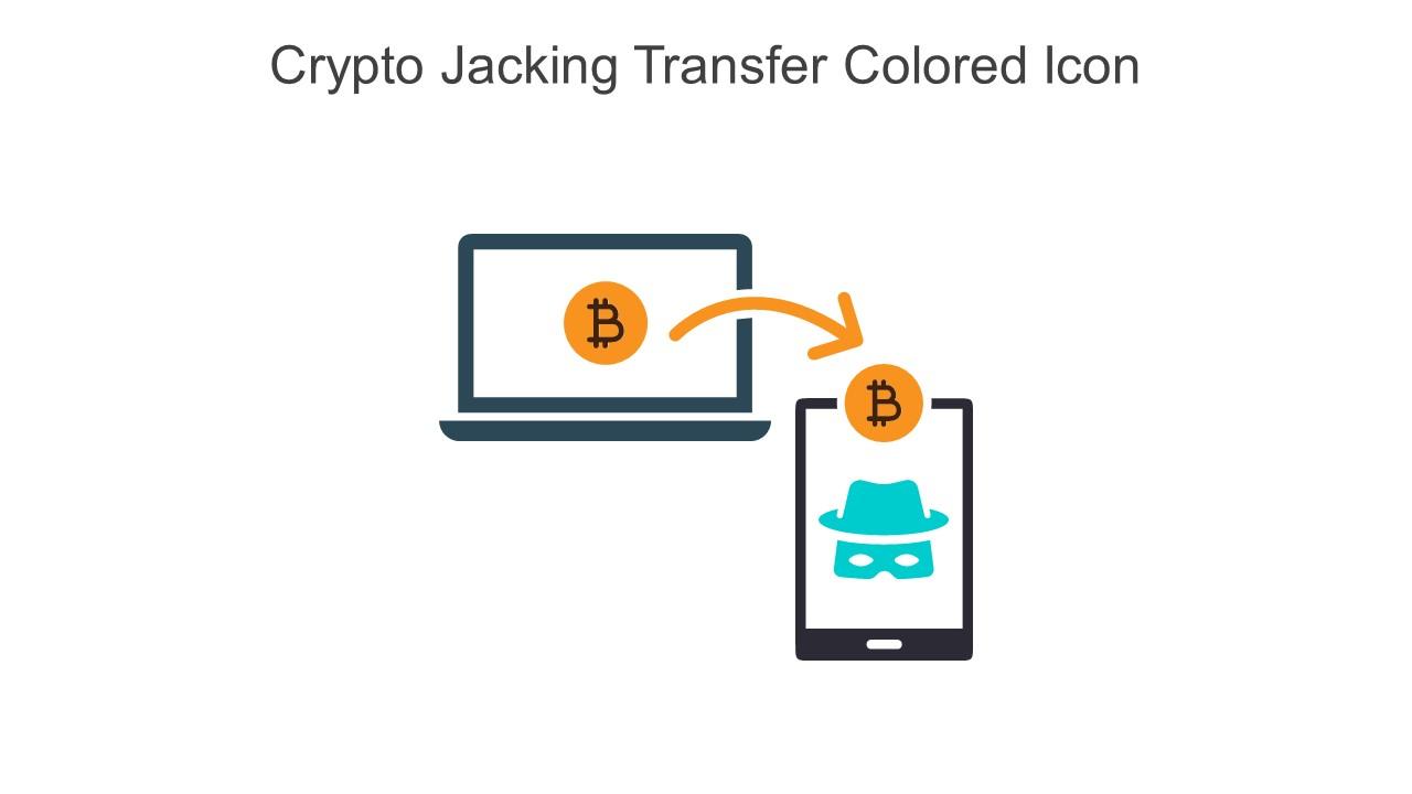 Crypto Jacking Transfer Colored Icon In Powerpoint Pptx Png And Editable Eps Format Slide01