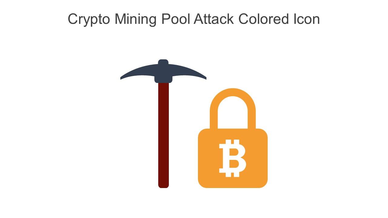 Crypto Mining Pool Attack Colored Icon In Powerpoint Pptx Png And Editable Eps Format Slide01