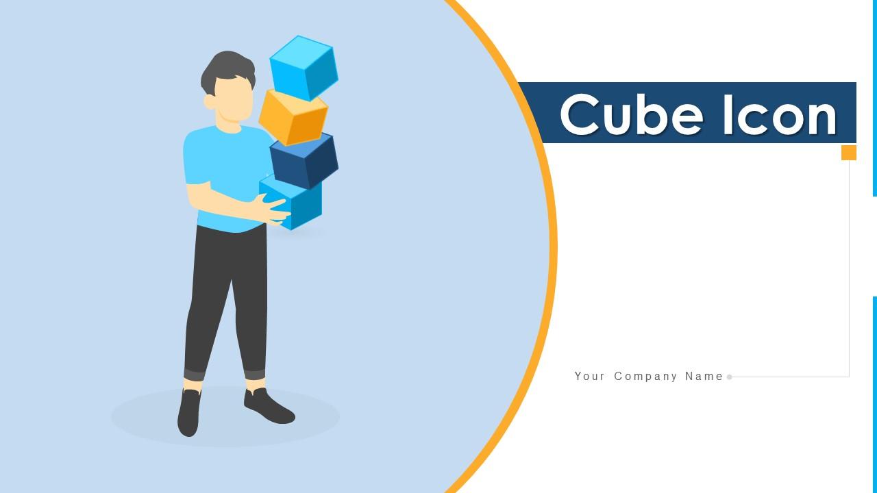 Cube Icon Powerpoint Ppt Template Bundles Slide01