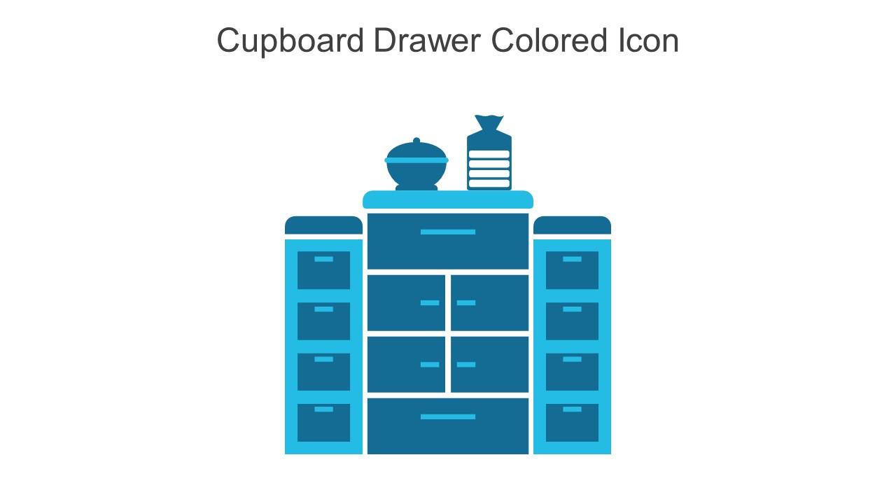 Cupboard Drawer Colored Icon In Powerpoint Pptx Png And Editable Eps Format