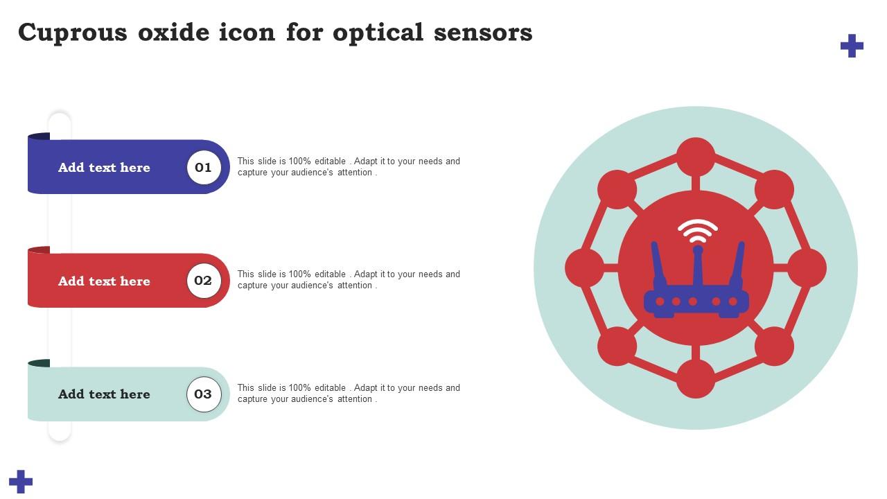 Cuprous Oxide Icon For Optical Sensors Ppt Powerpoint