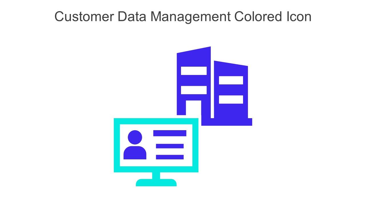 Customer Data Management Colored Icon In Powerpoint Pptx Png And Editable Eps Format Slide01