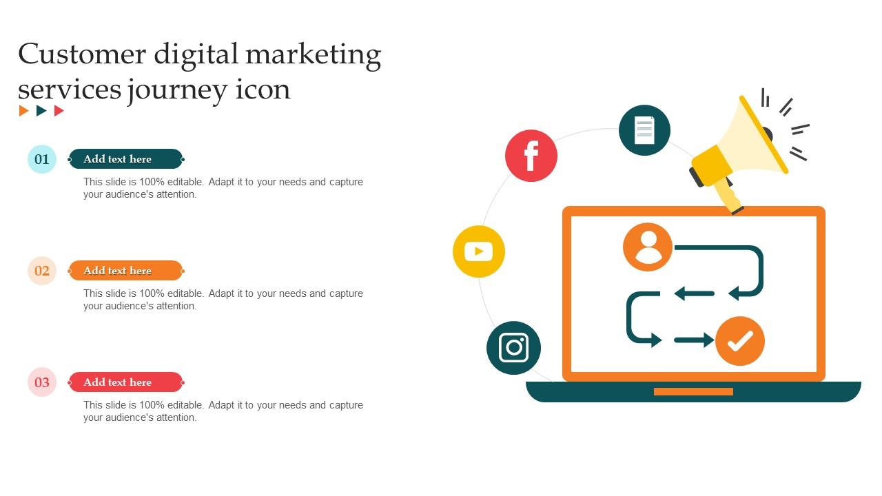 Customer Digital Marketing Services Journey Icon Slide01