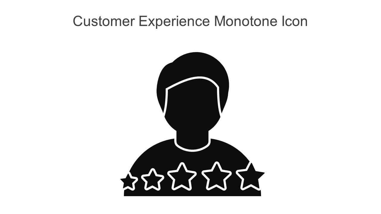 Customer Experience Monotone Icon In Powerpoint Pptx Png And Editable Eps Format Slide01