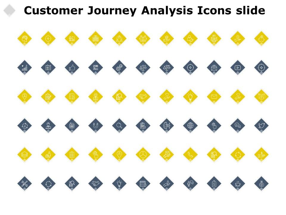 Customer journey analysis icons slide growth process c319 ppt powerpoint presentation model Slide01