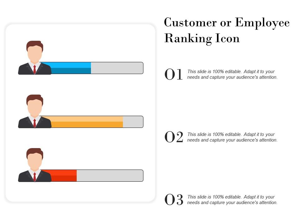 Customer or employee ranking icon Slide01