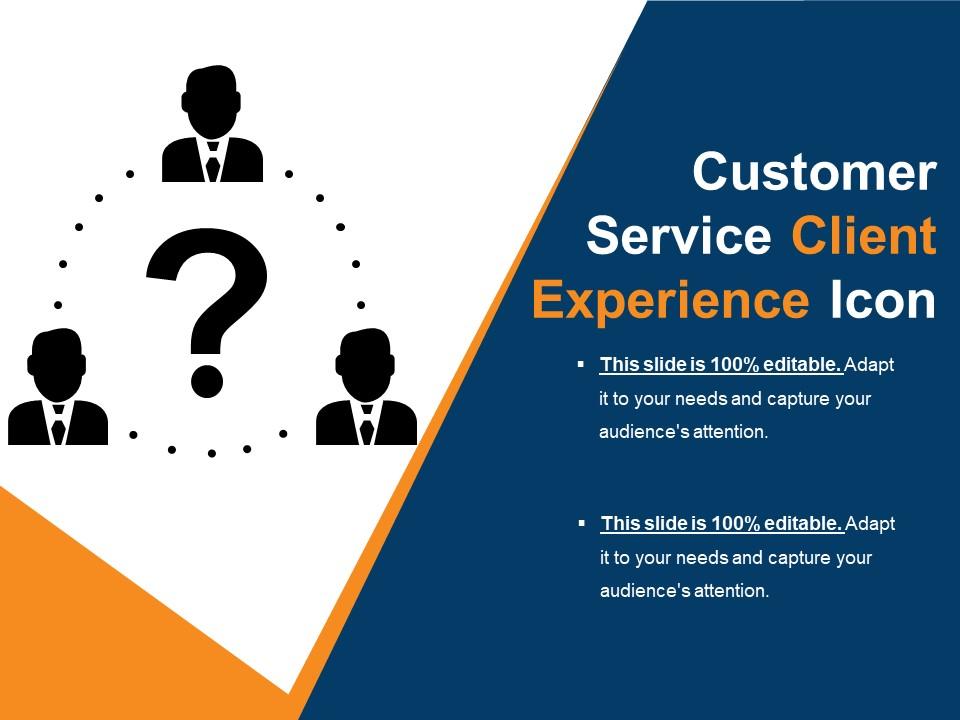 Customer service client experience icon Slide01