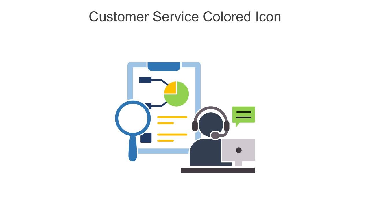Customer Service Colored Icon In Powerpoint Pptx Png And Editable Eps Format